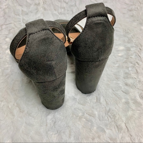 J. Adams Ankle Strap Suede Sandal - Picture 6 of 8